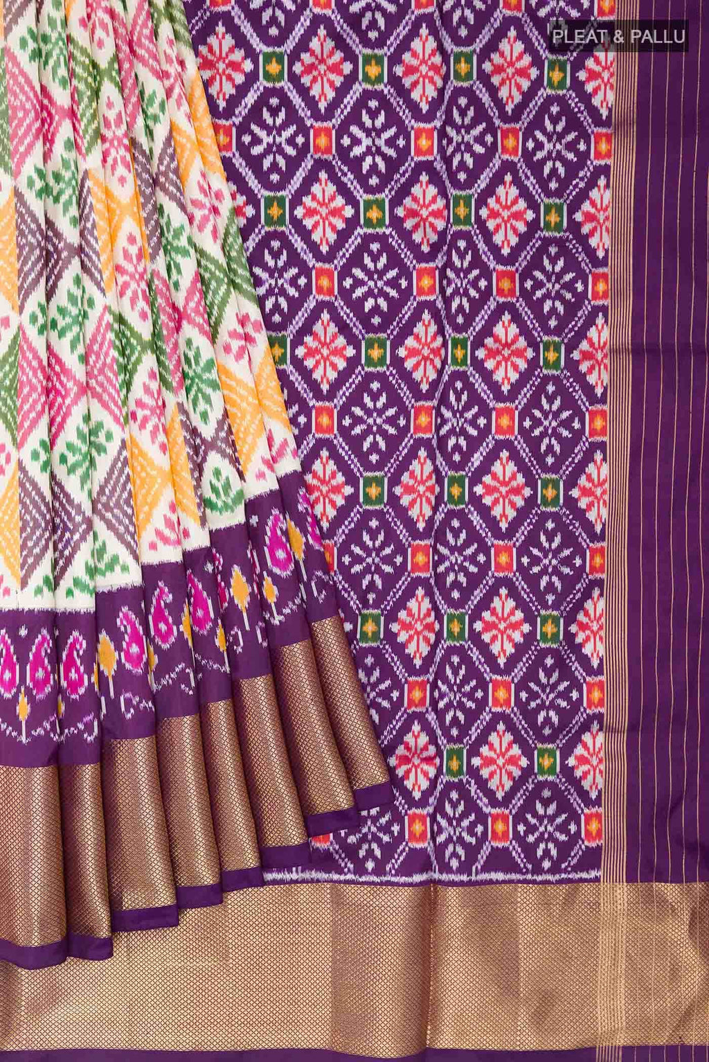 Multi Pochampally Silk Saree