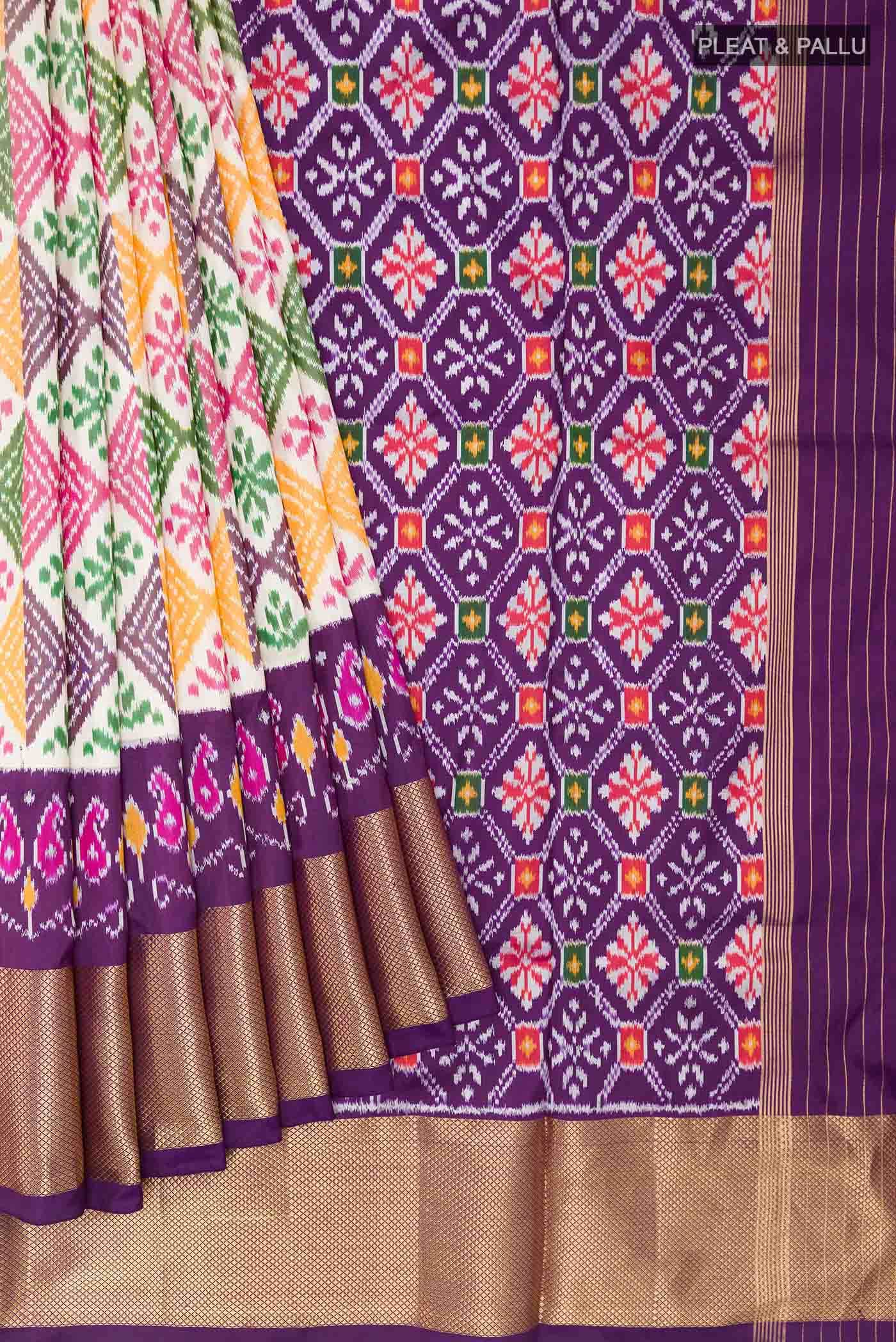 Multi Pochampally Silk Saree