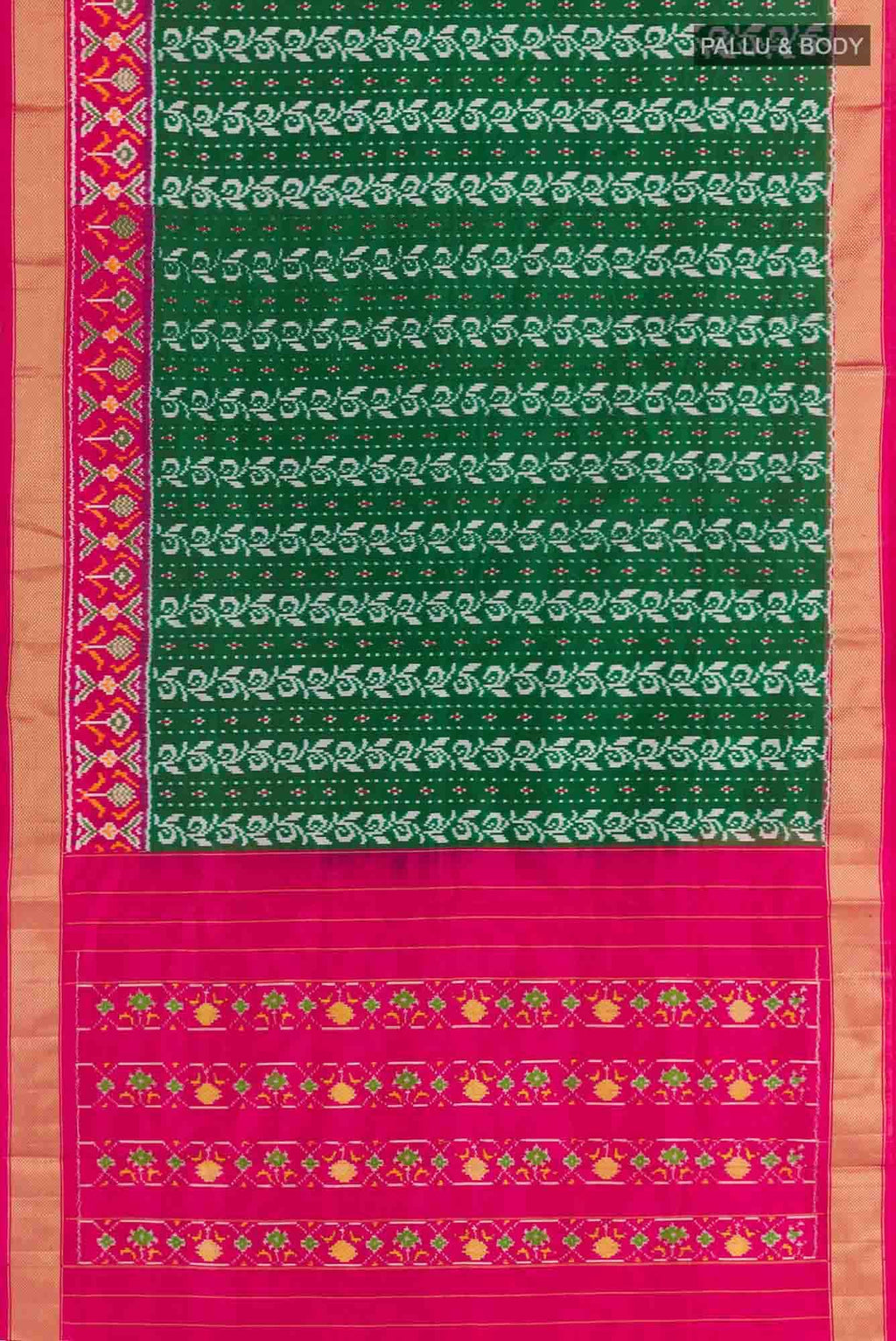 Green Pochampally Silk Saree