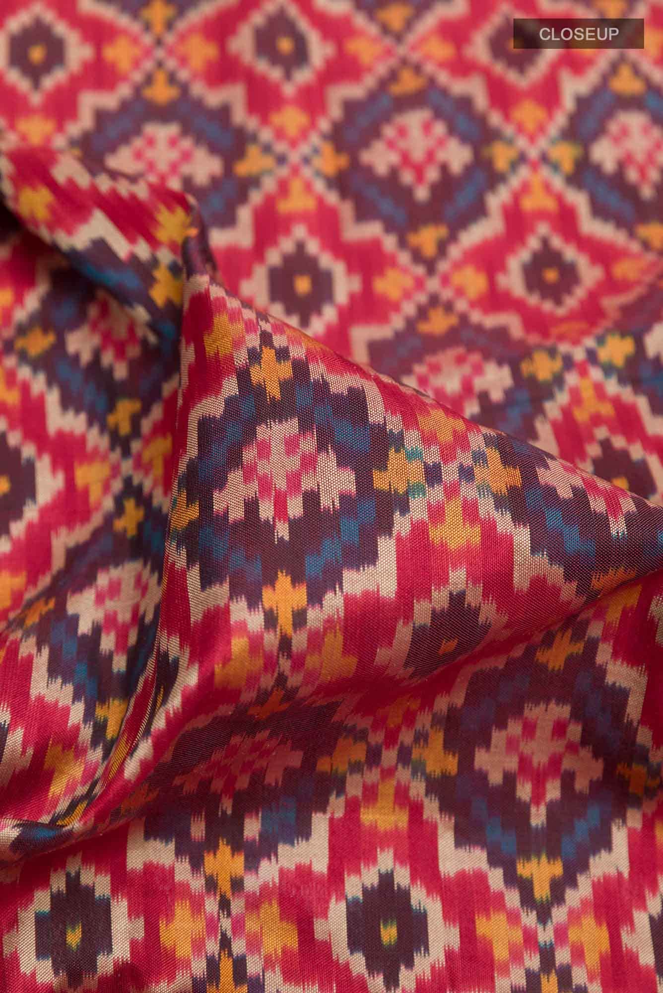 Beige Pochampally Silk Saree