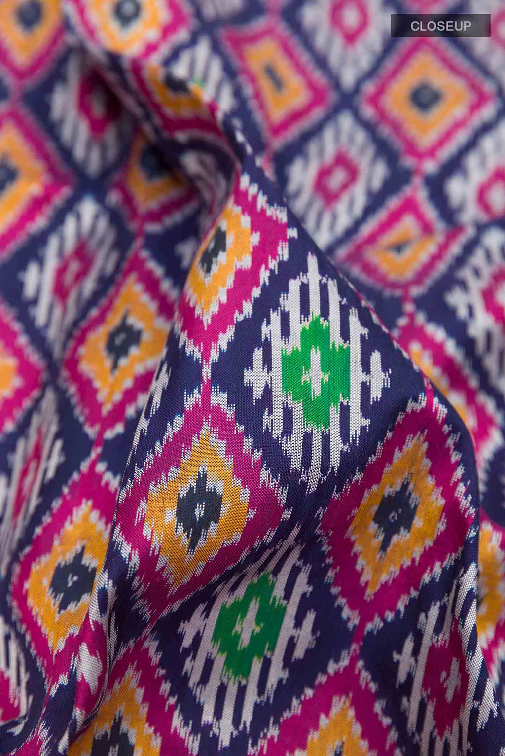 Blue Pochampally Silk Saree