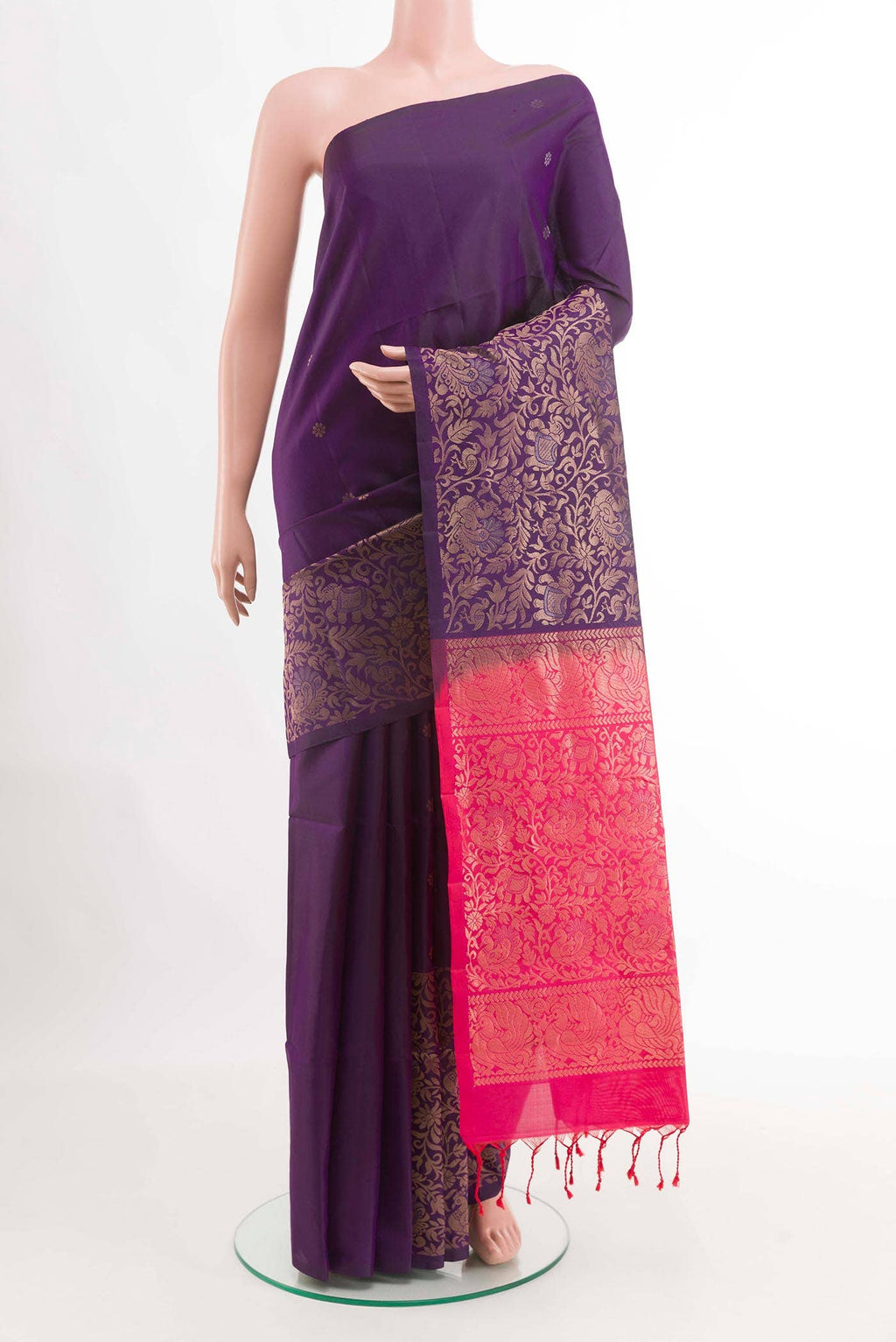 Purple Soft Silk Saree