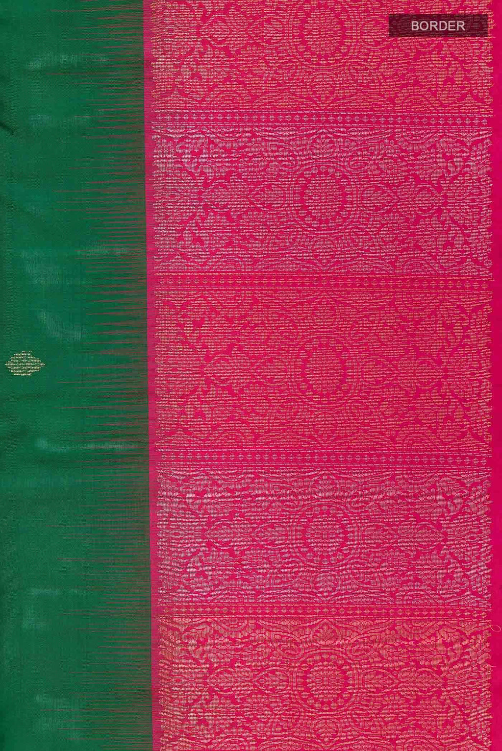 Bottle Green Soft Silk Saree