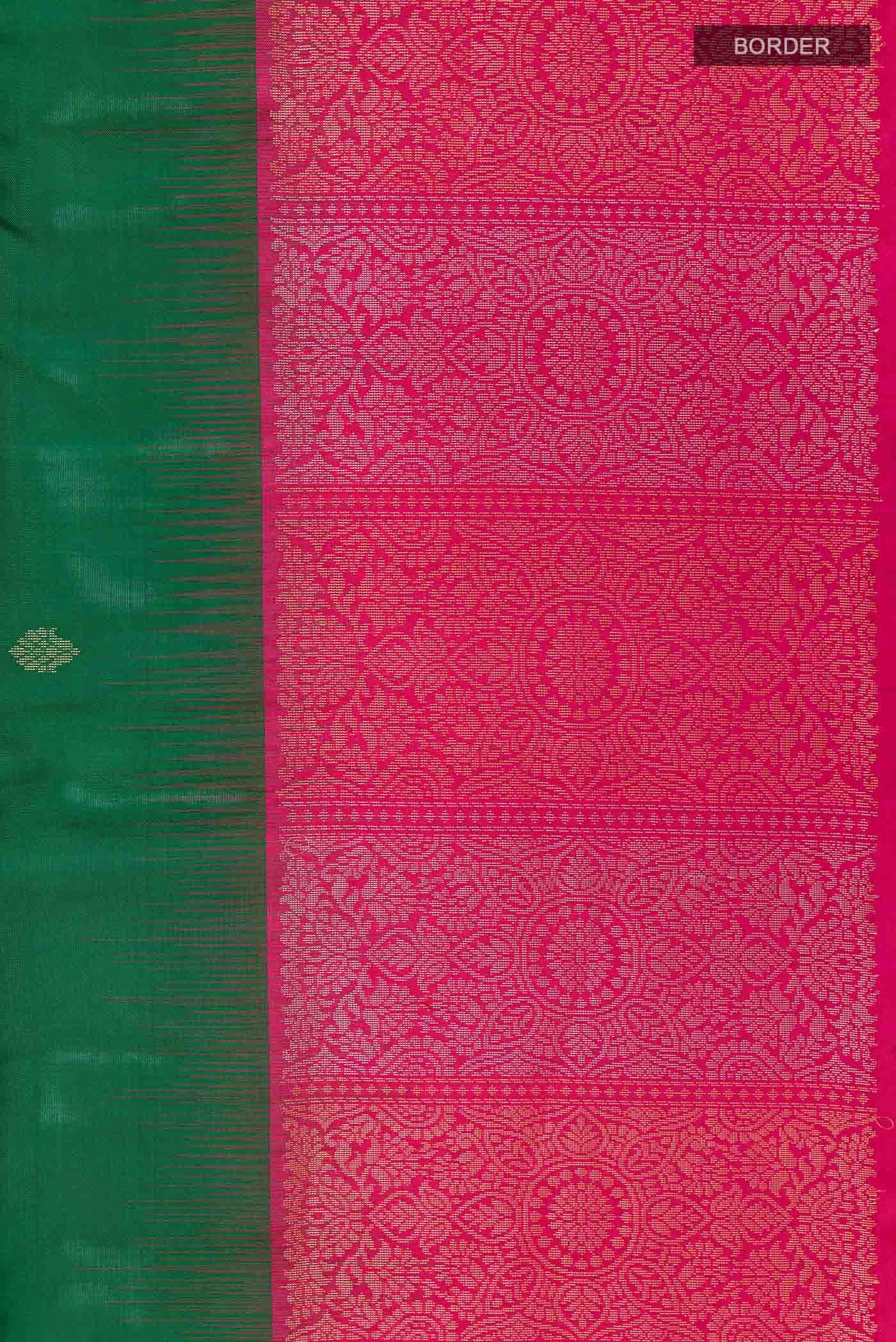 Bottle Green Soft Silk Saree
