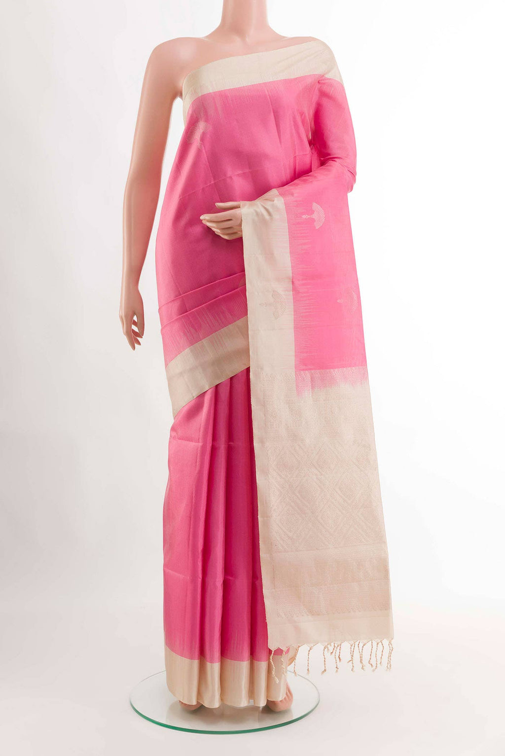 Pink Soft Silk Saree