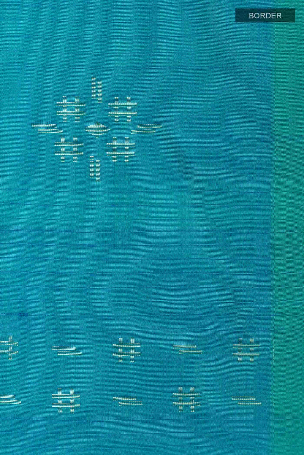 Peacock Blue Soft Silk Saree