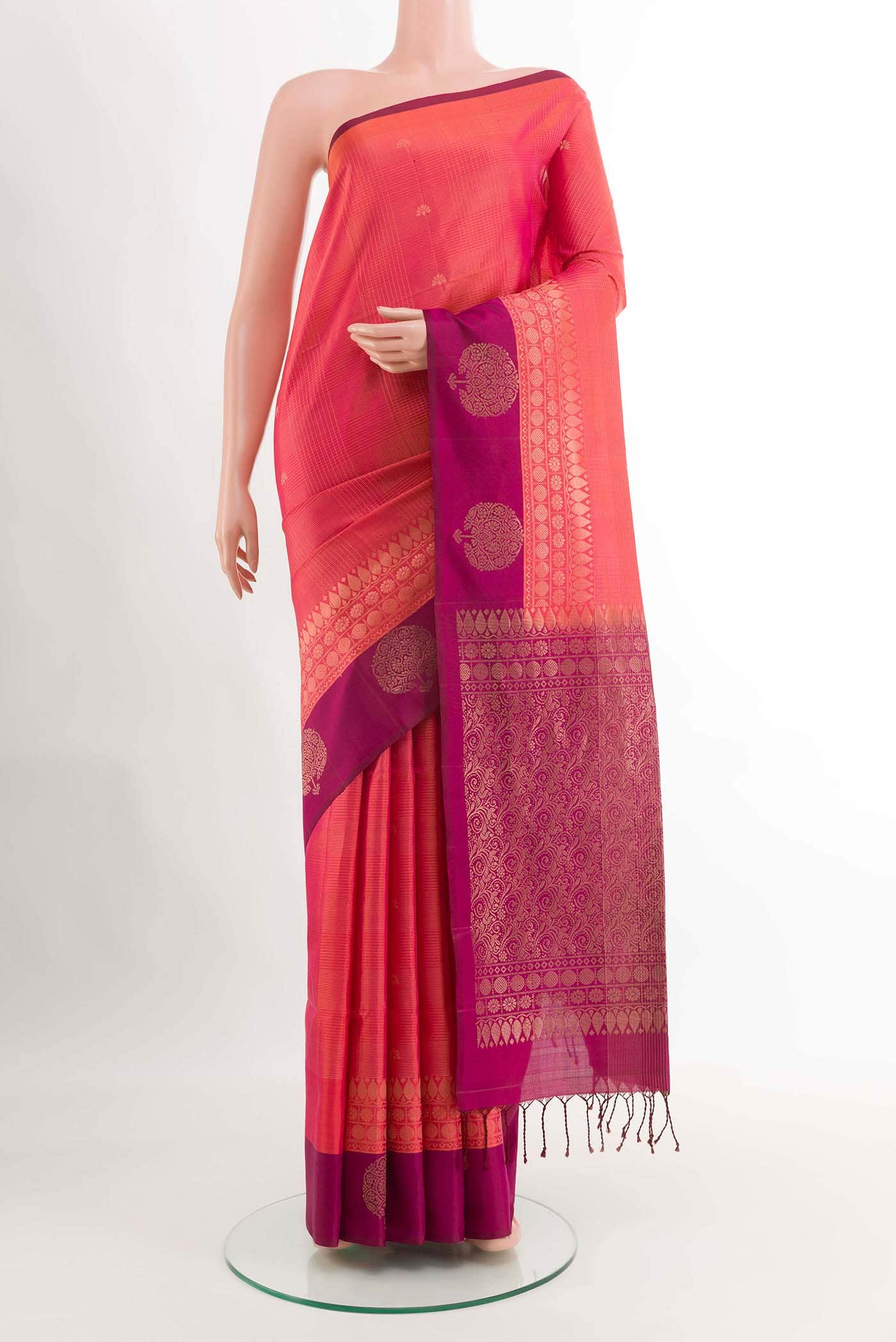 Pink Soft Silk Saree