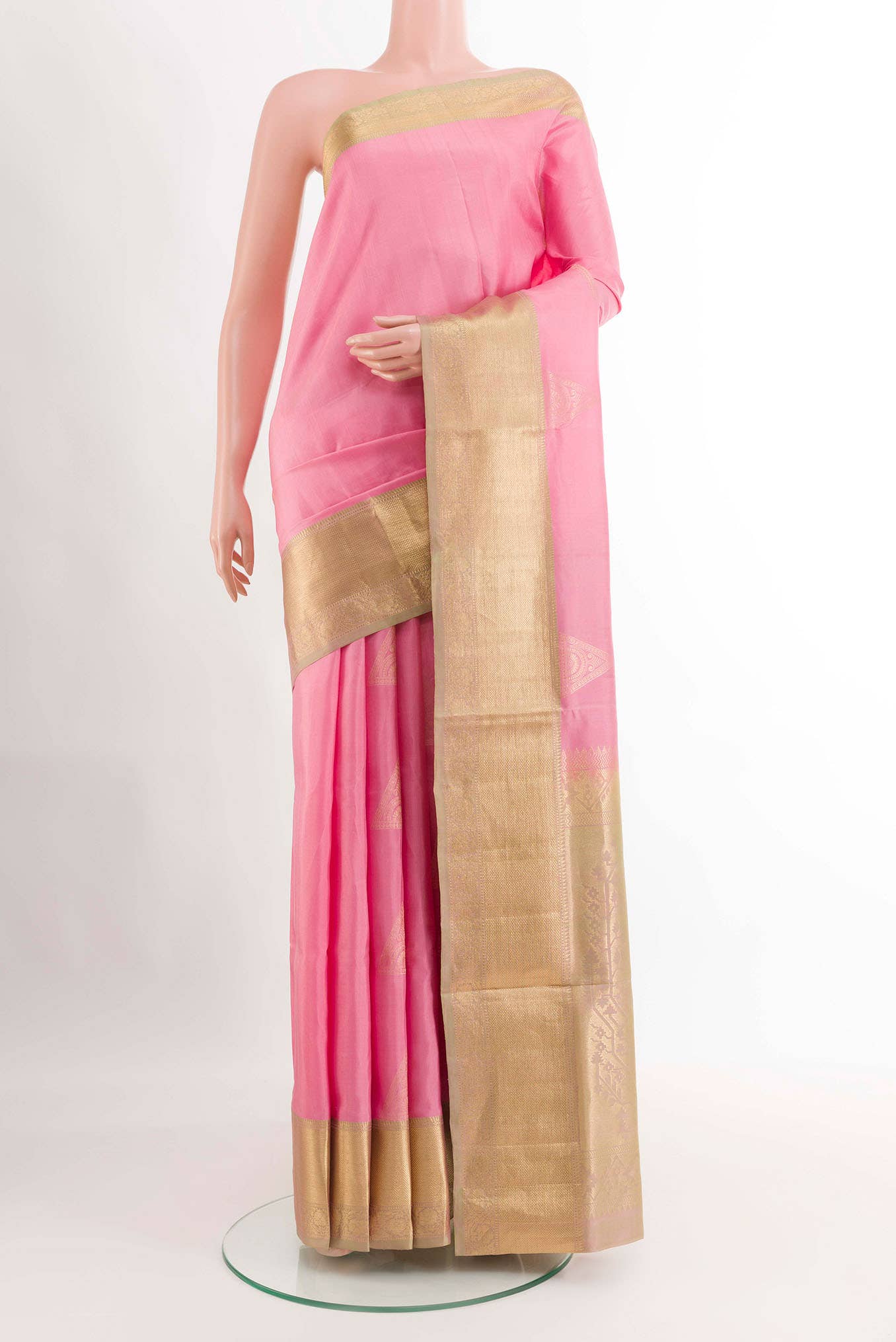 Pink Soft Silk Saree