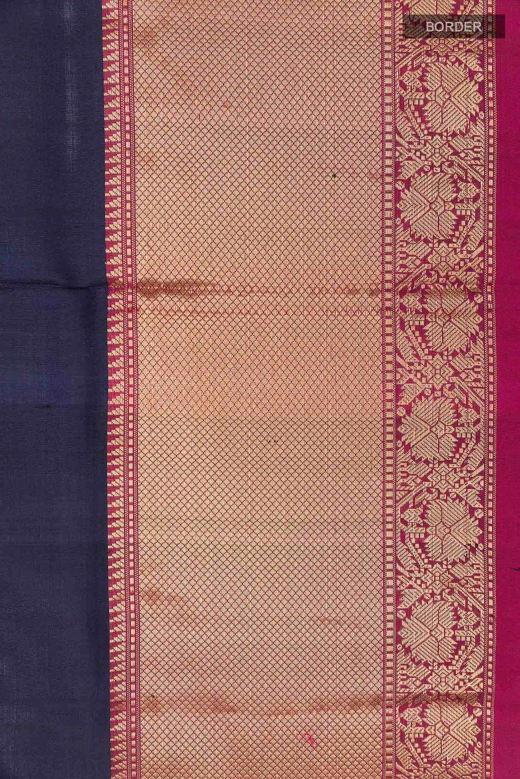 Navy Blue Soft Silk Saree