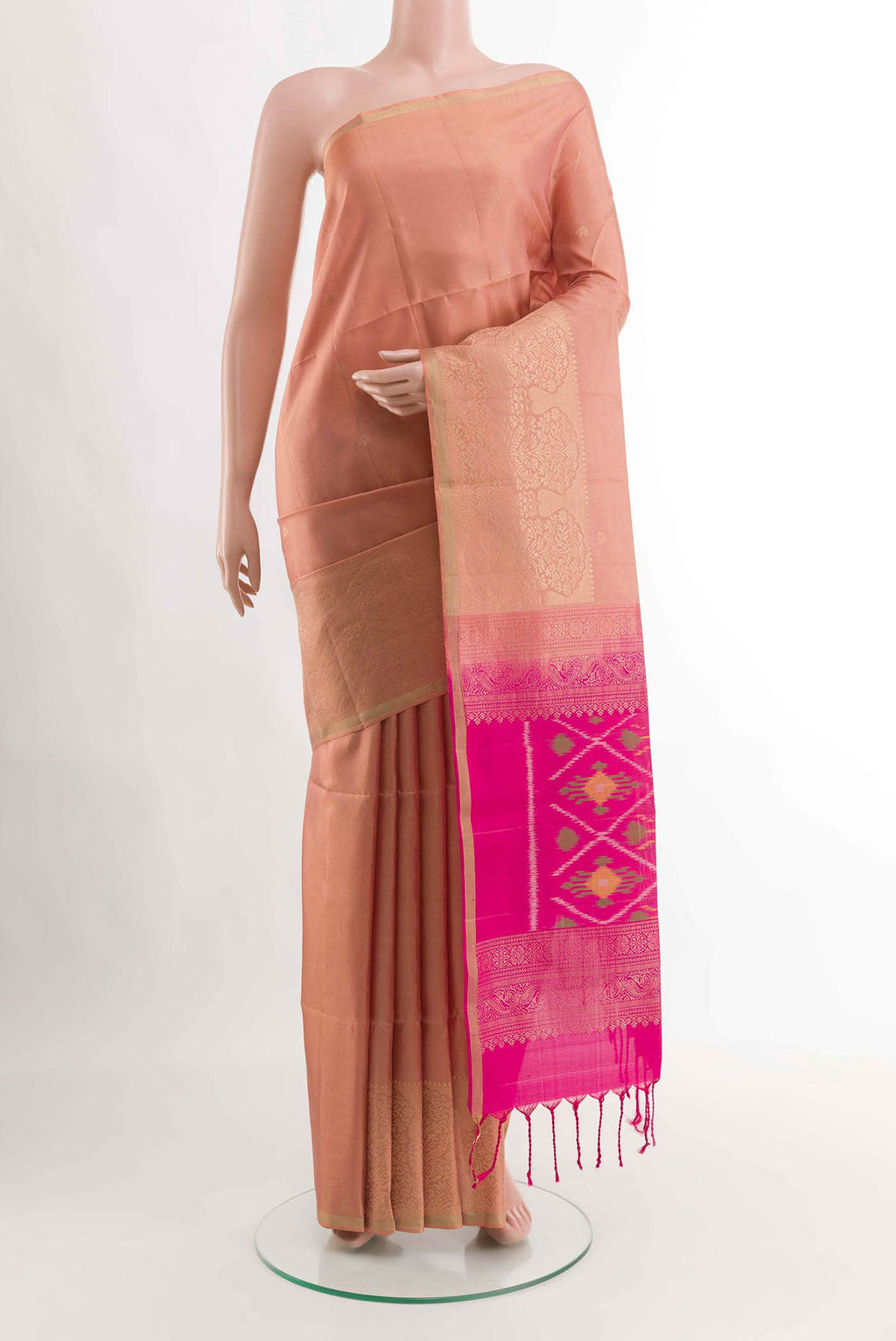 Imperial Pink Soft Silk Saree