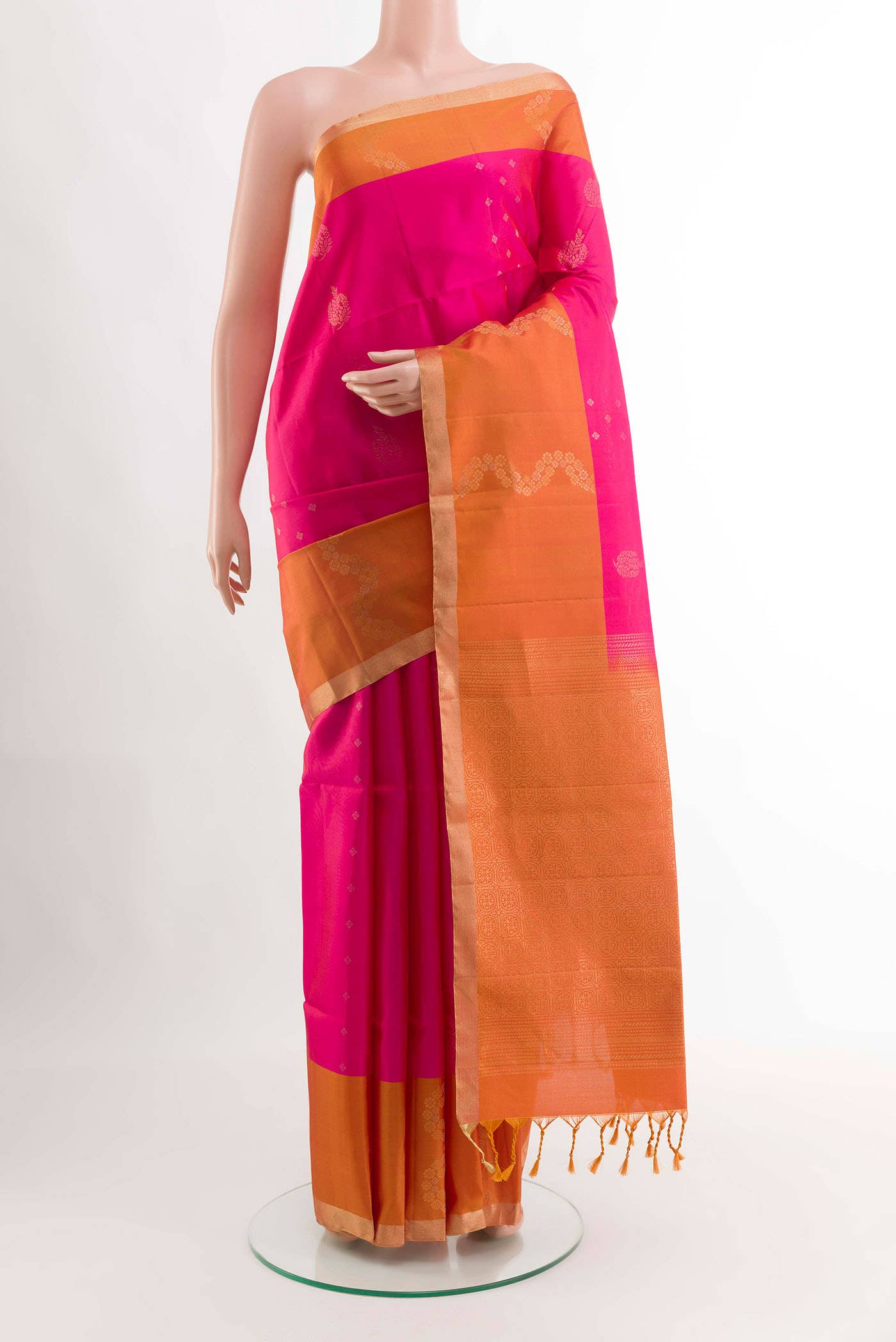 Pink Soft Silk Saree