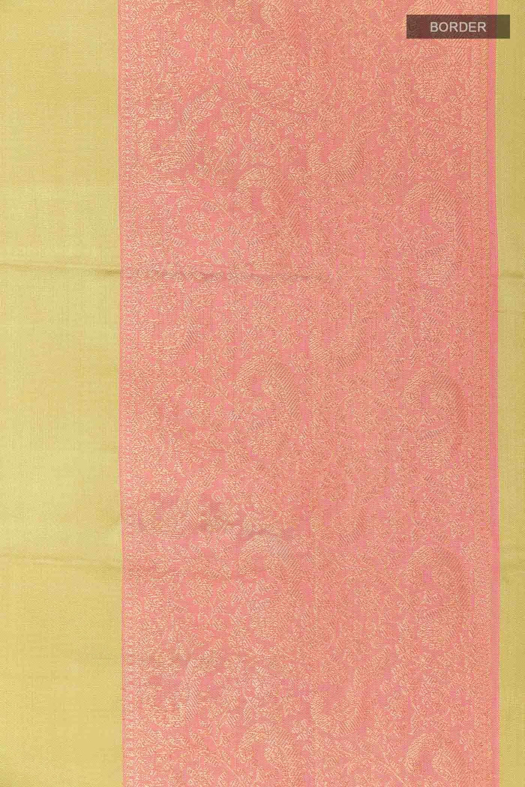 Lemon Yellow Soft Silk Saree