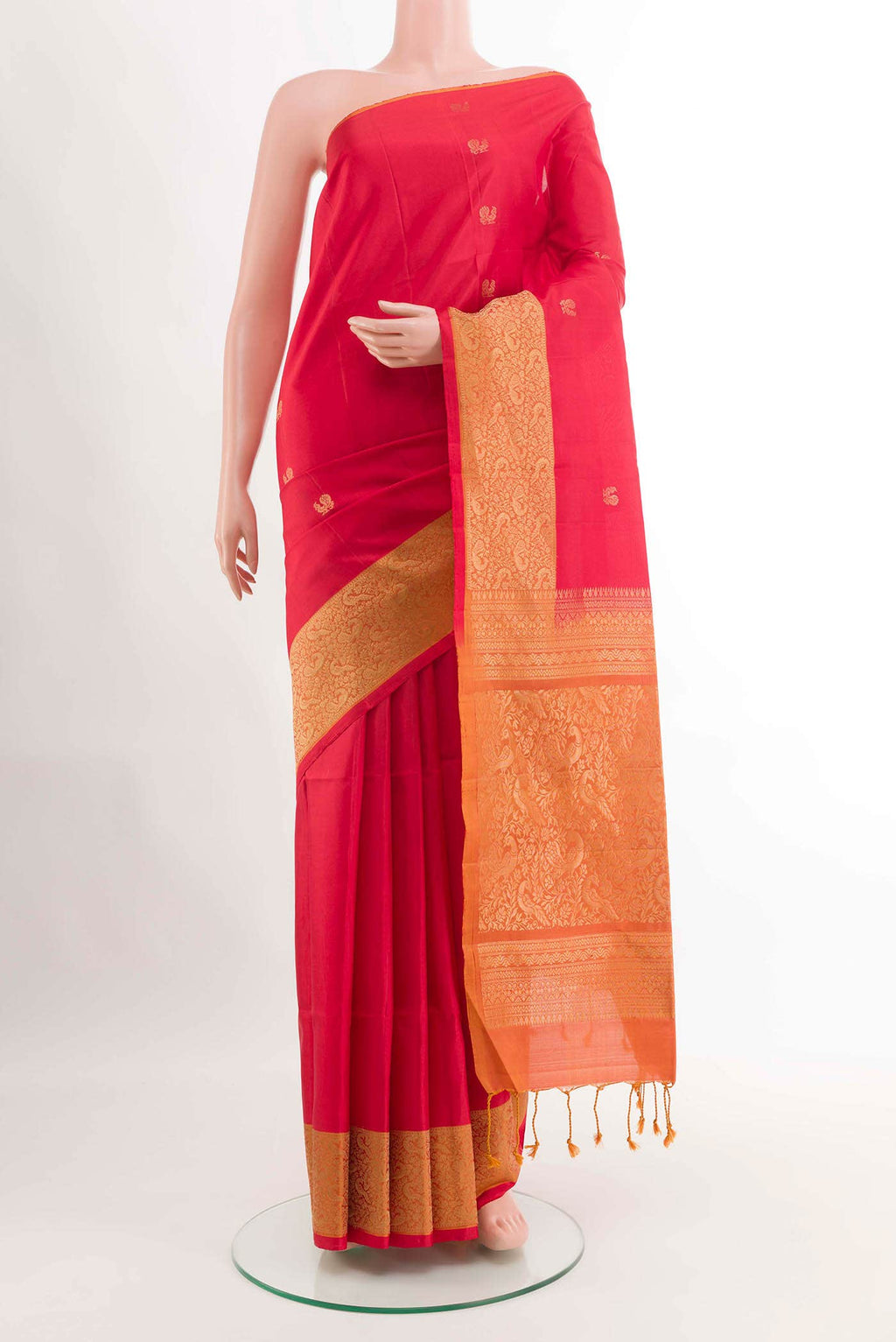 Red Soft Silk Saree