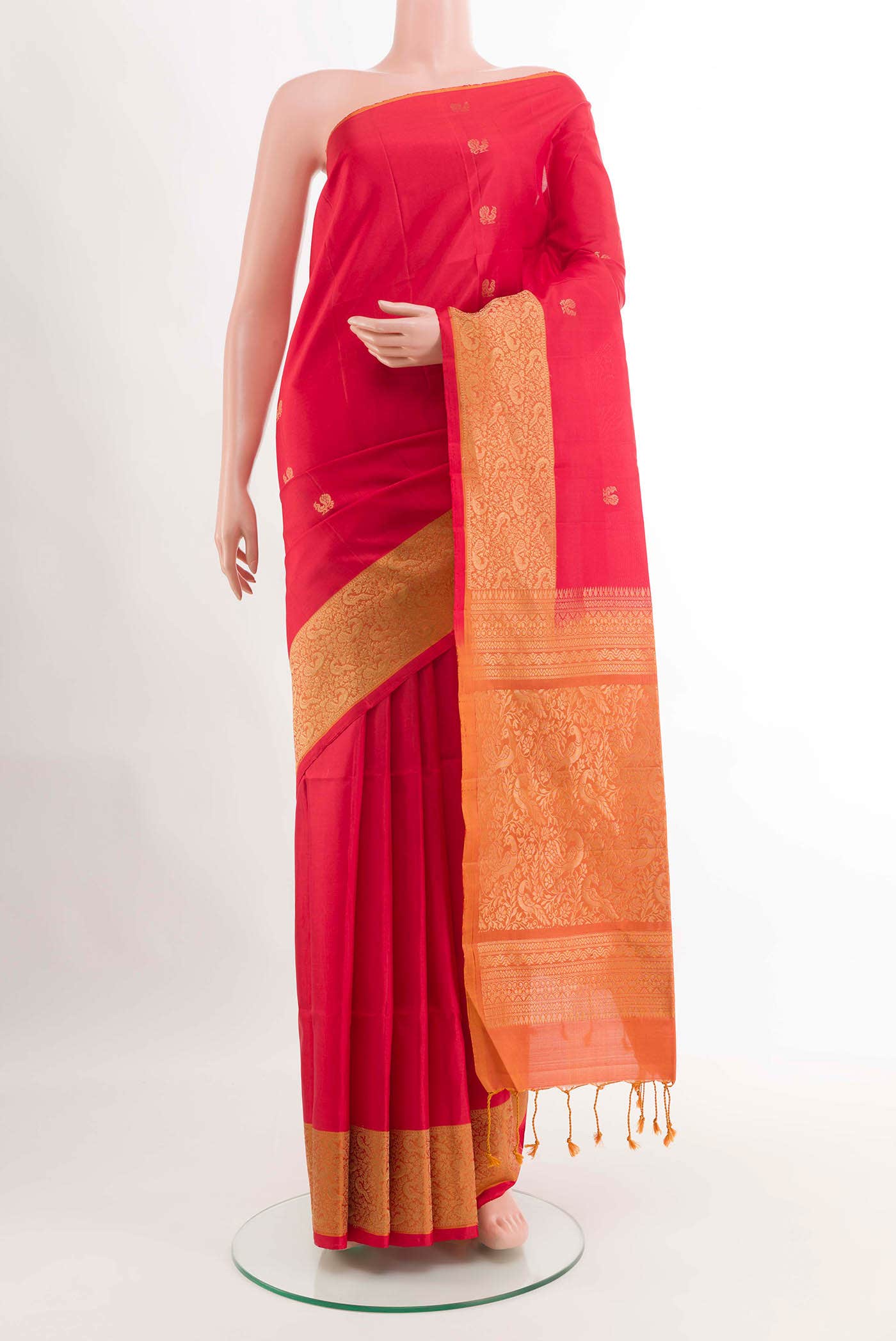 Red Soft Silk Saree
