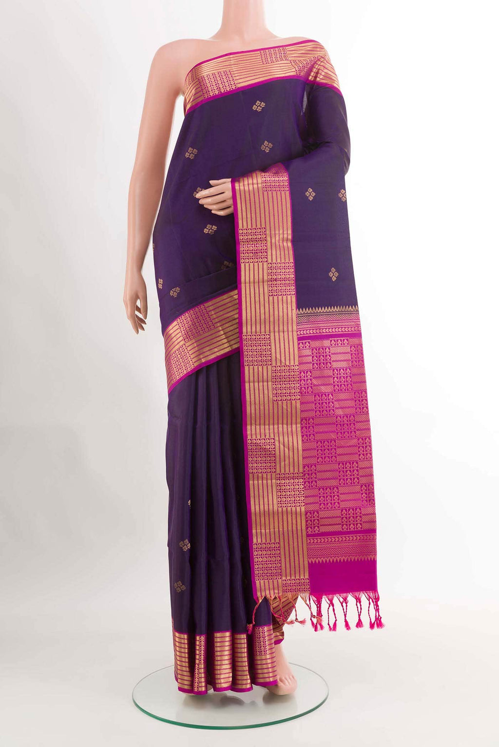 Purple Soft Silk Saree