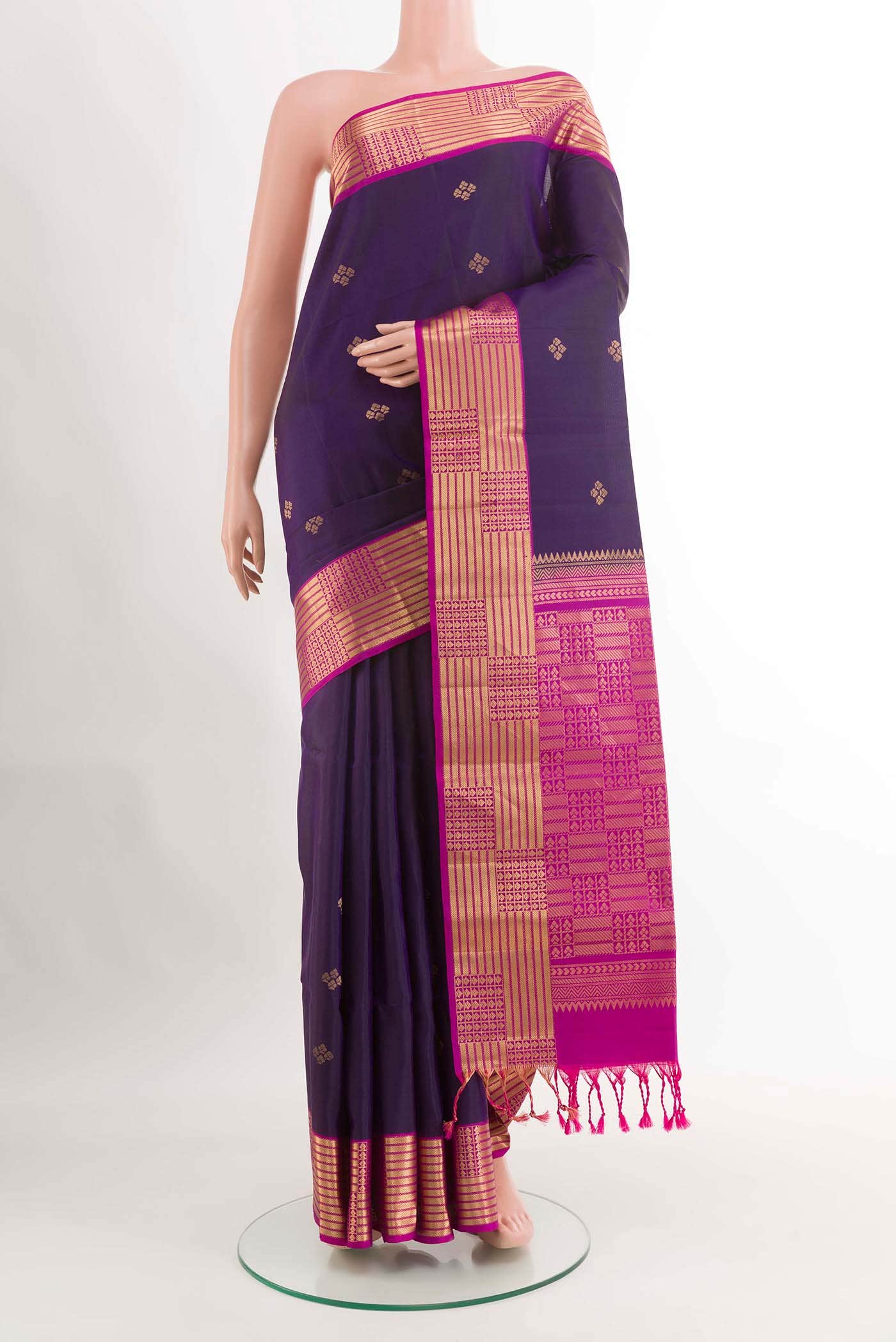 Purple Soft Silk Saree