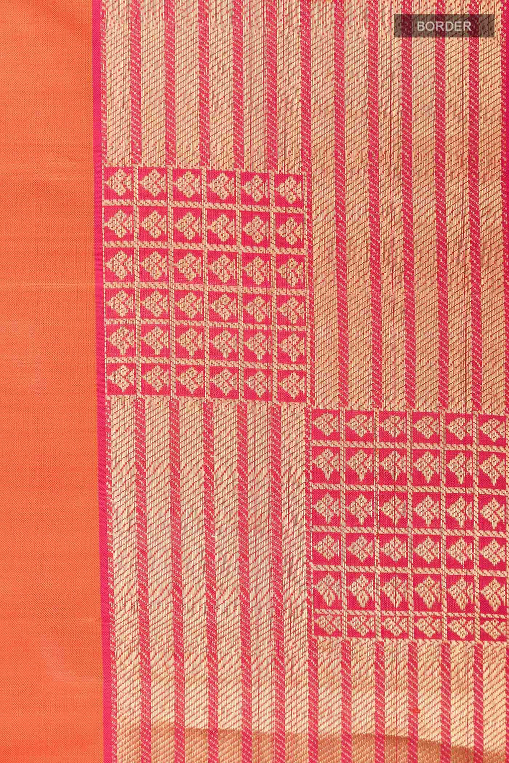 Orange Soft Silk Saree