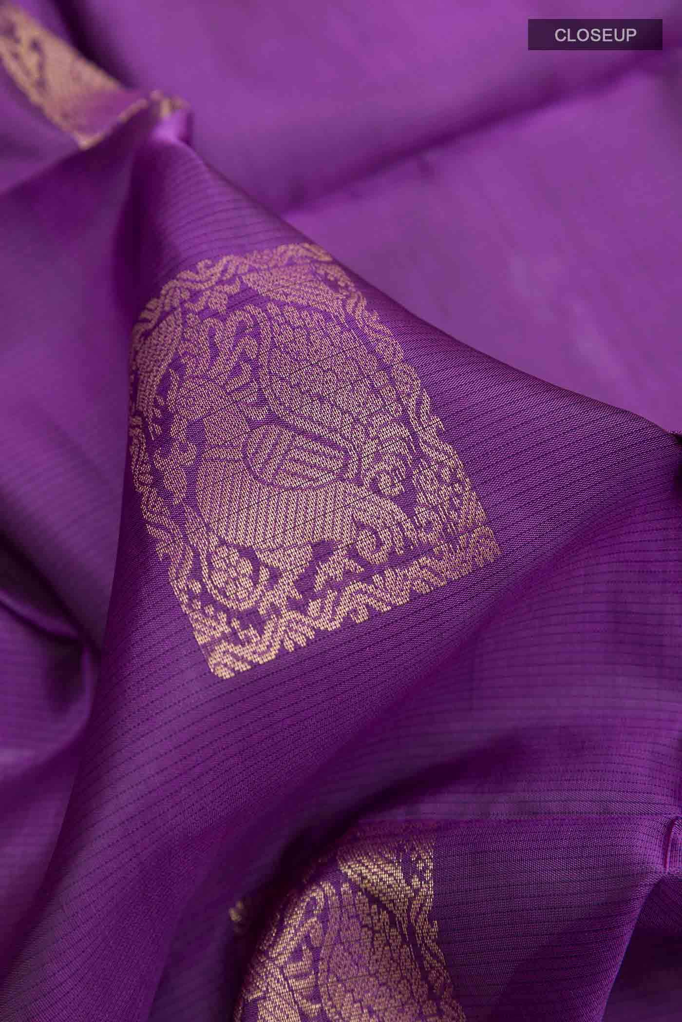 Purple Soft Silk Saree