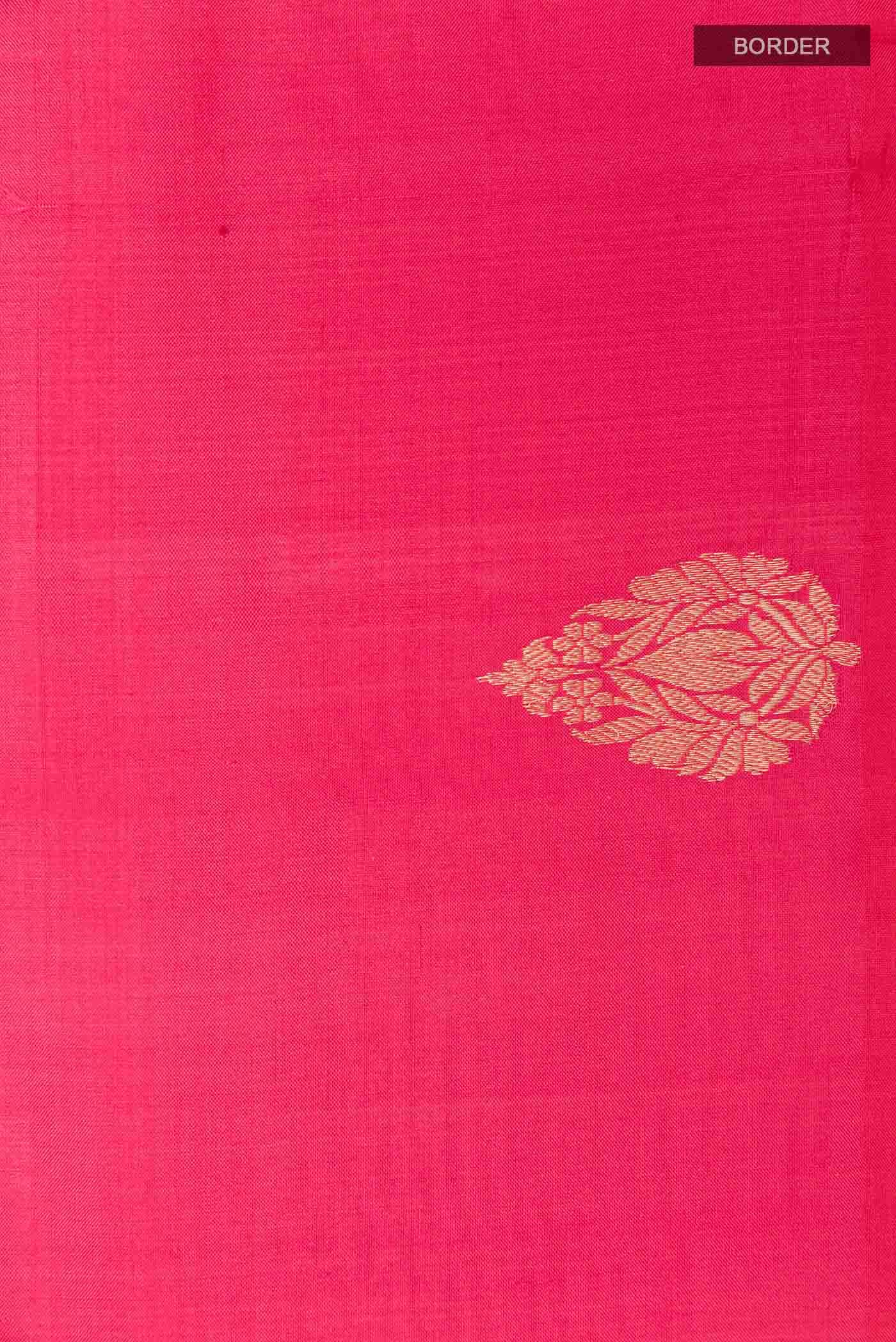 Pink Banarasi Katan Silk Saree