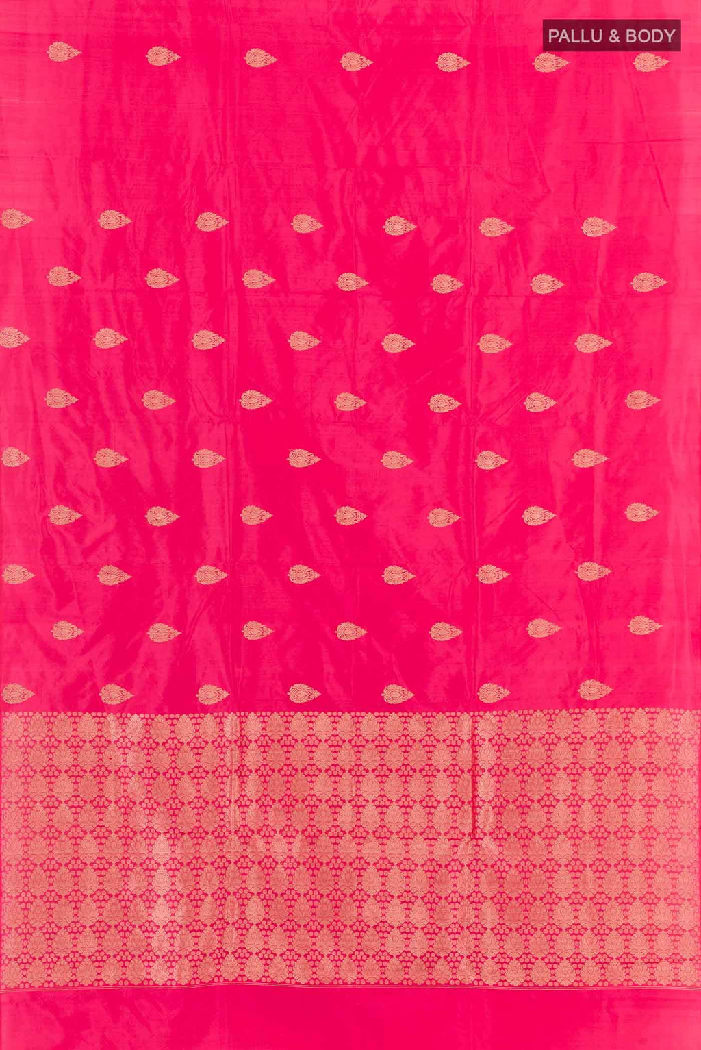 Pink Banarasi Katan Silk Saree