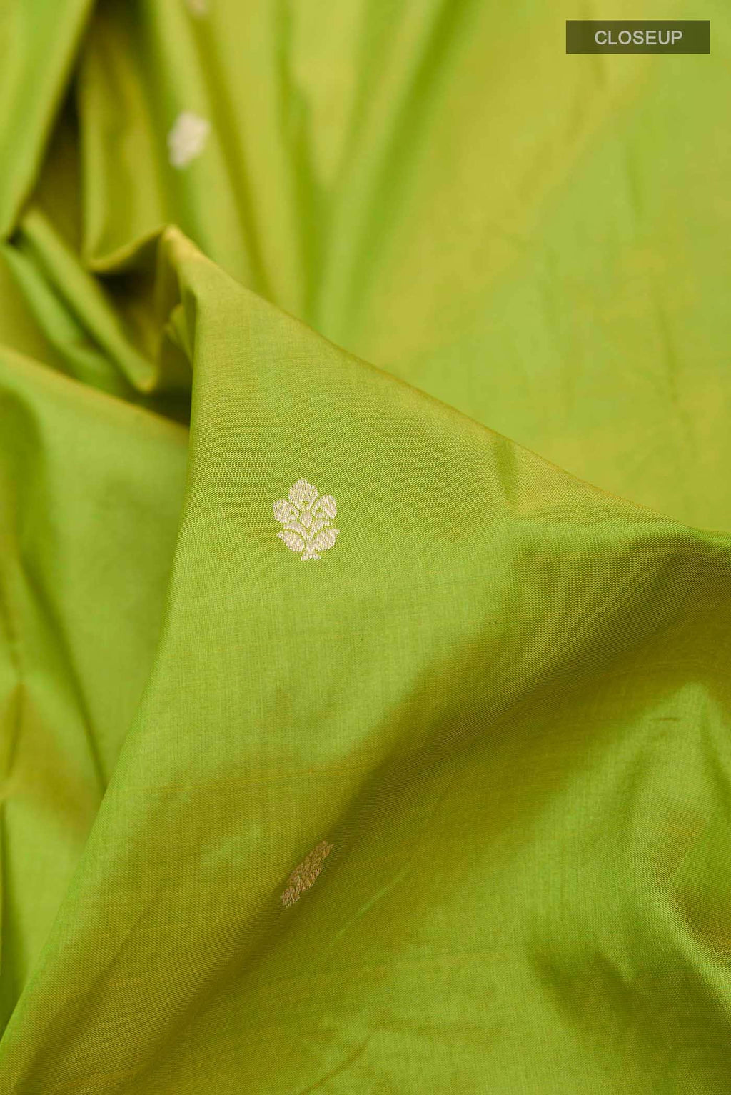 Green Banarasi Katan Silk Saree