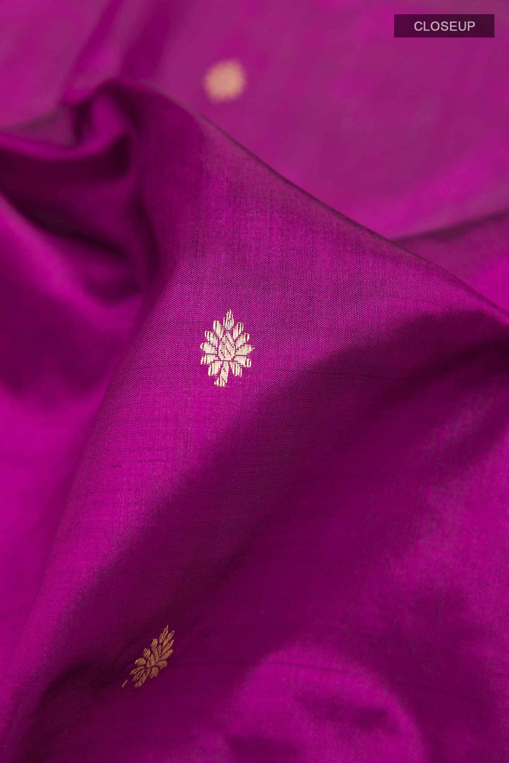 Purple Banarasi Katan Silk Saree
