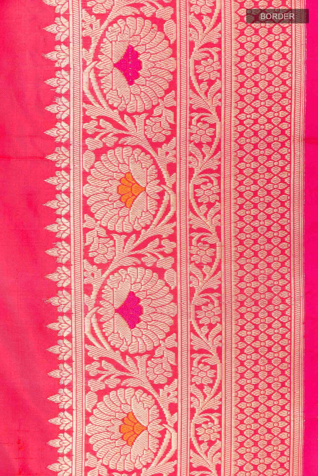 Pink Banarasi Katan Silk Saree