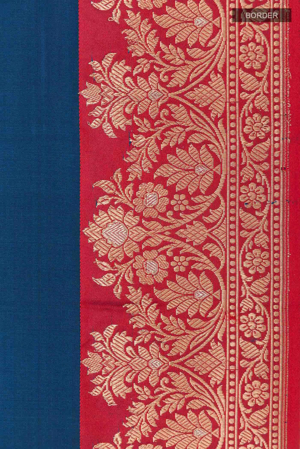 Royal Blue Banarasi Katan Silk Saree