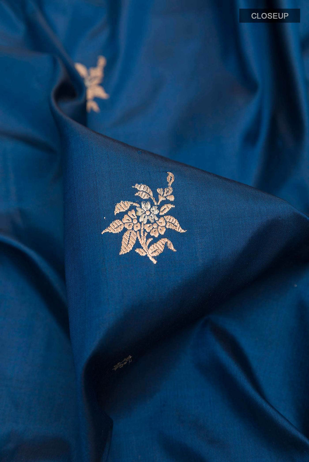 Royal Blue Banarasi Katan Silk Saree