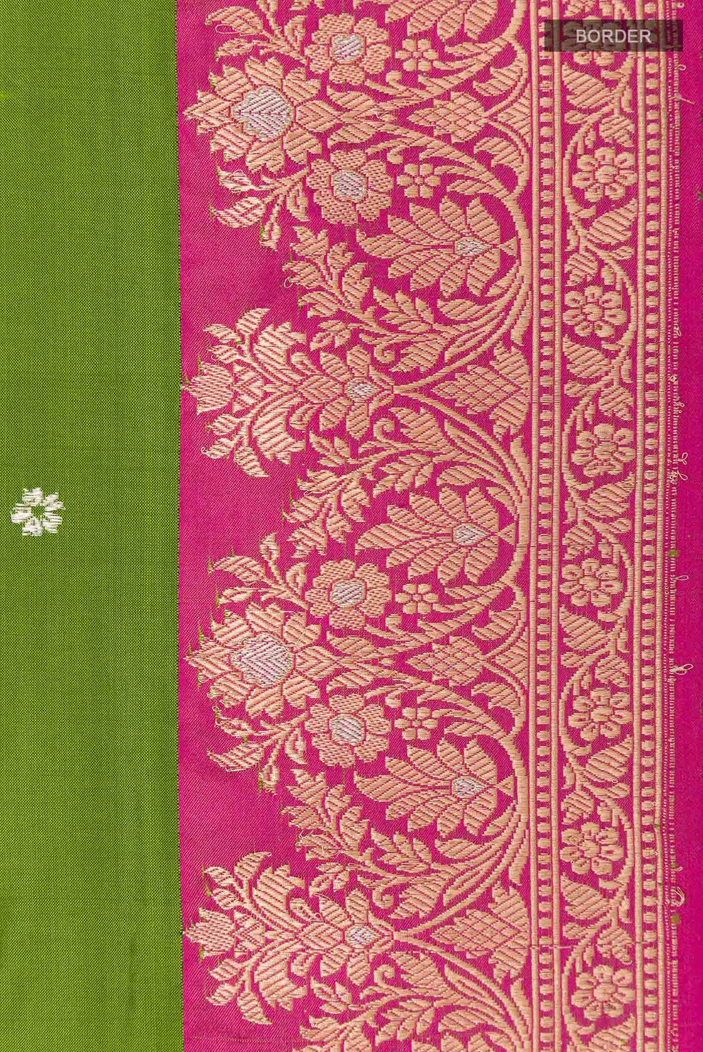 Green Banarasi Katan Silk Saree