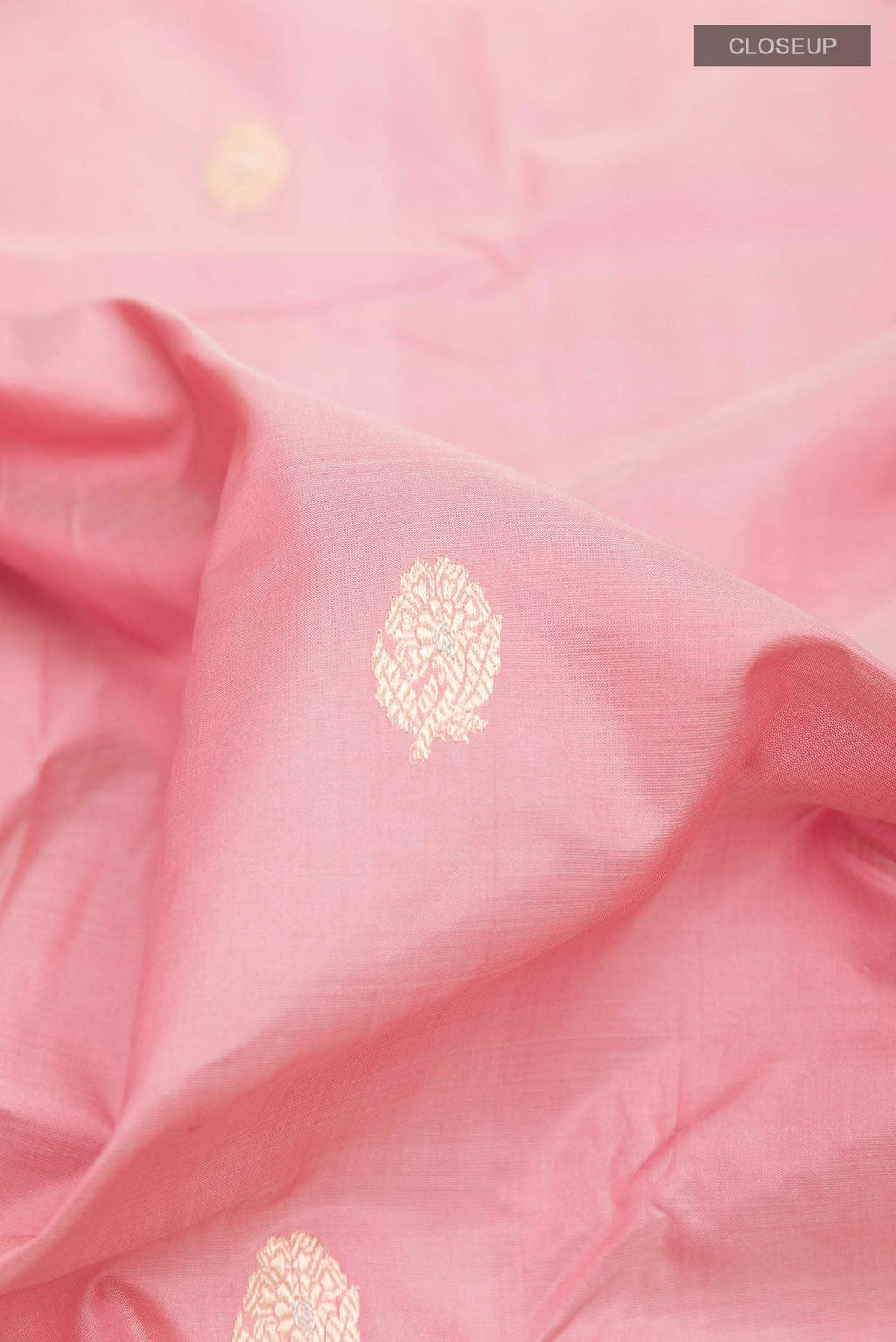Pink Banarasi Silk Saree