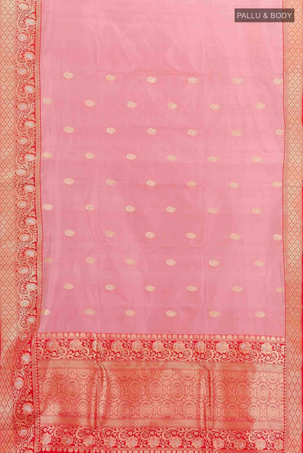 Pink Banarasi Silk Saree