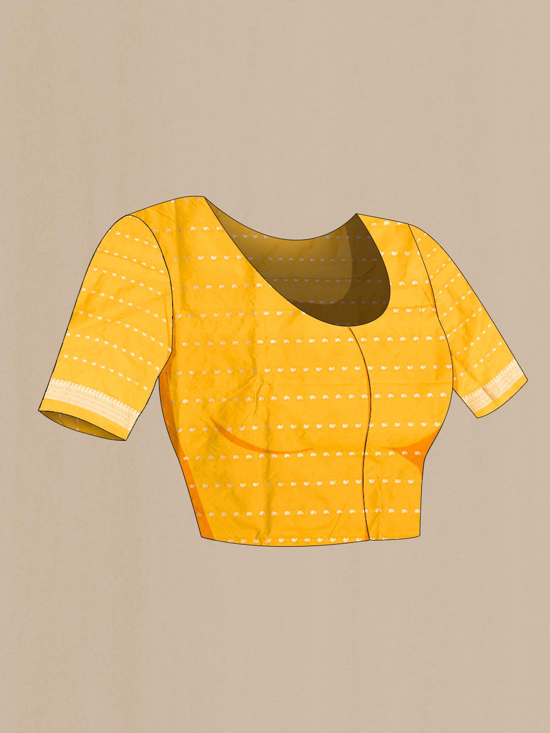 Mustard Banarasi Katan Silk Saree