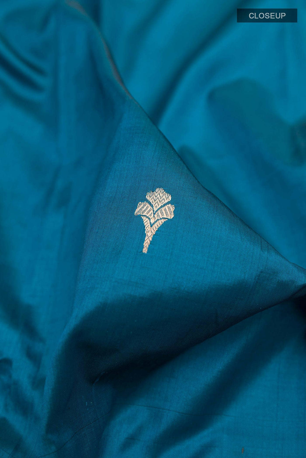 Blue Banarasi Katan Silk Saree