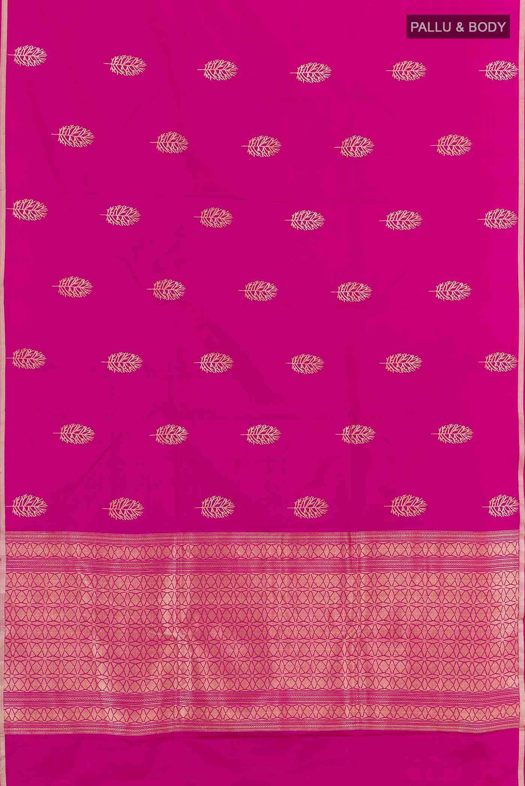 Pink Banarasi Katan Silk Saree