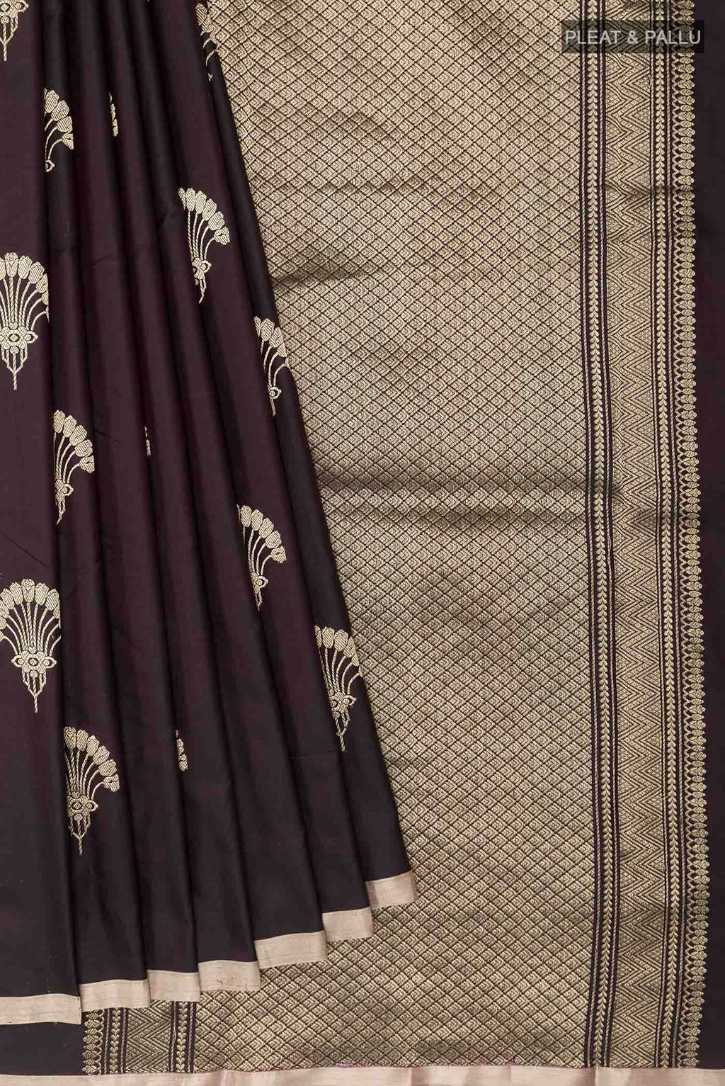 Black Banarasi Silk Saree