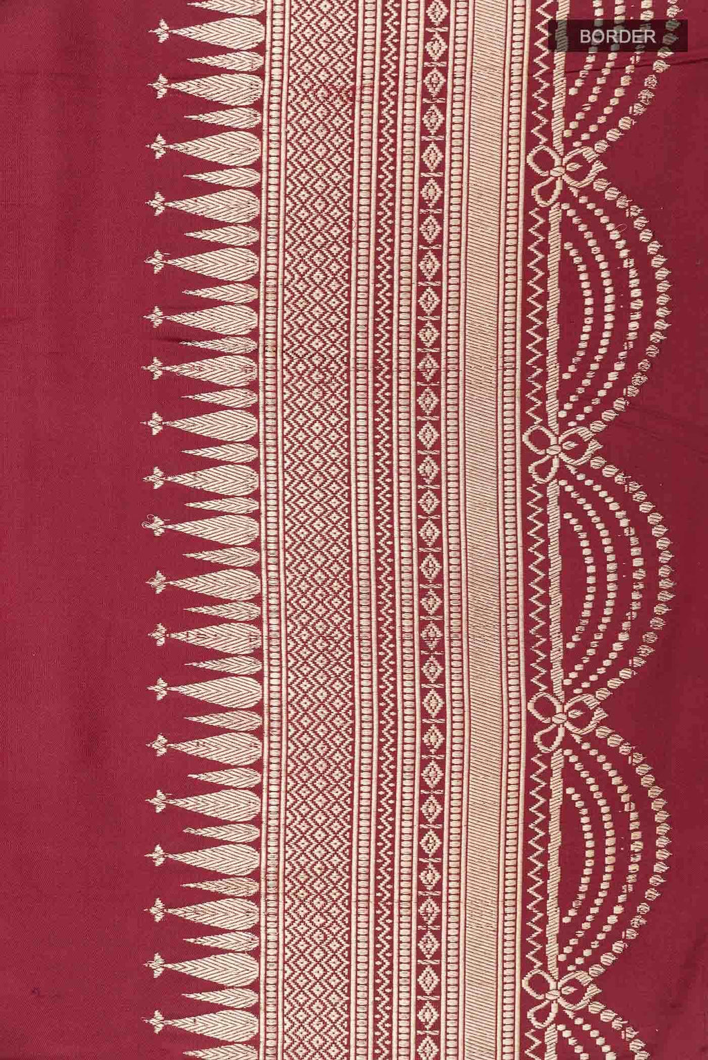 Maroon Banarasi Katan Silk Saree