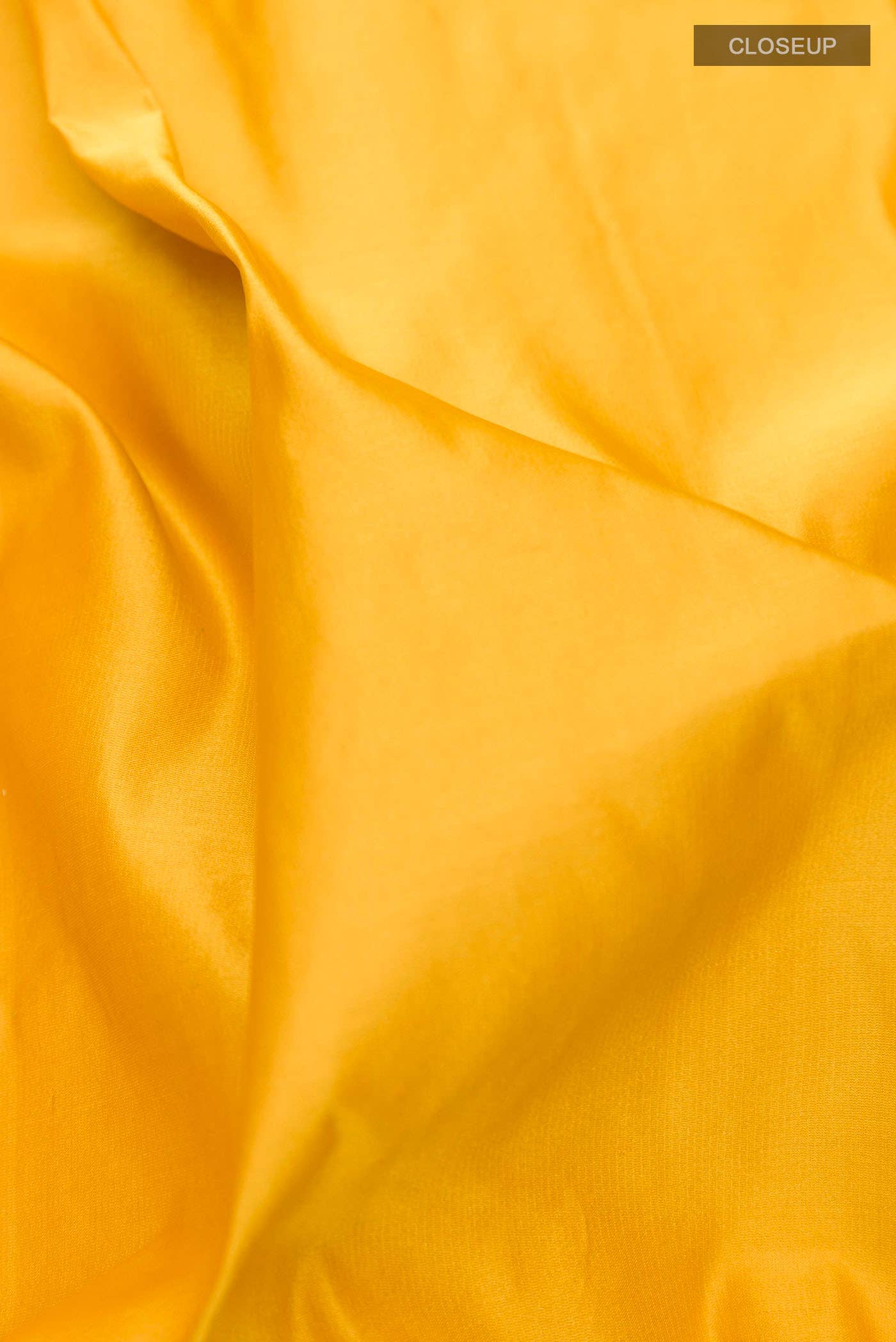 Yellow Banarasi Katan Silk Saree