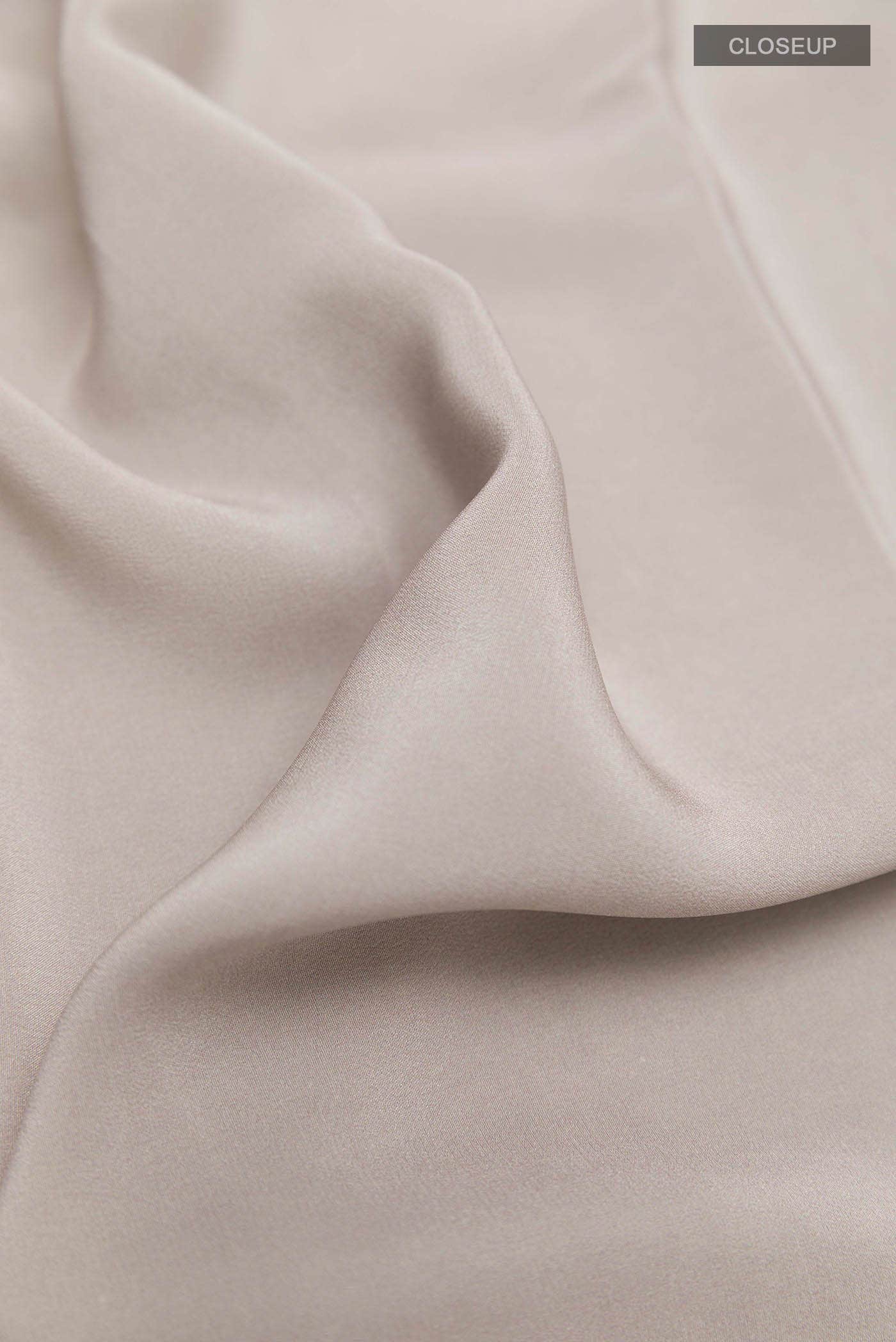 Beige Mysore Crepe Saree