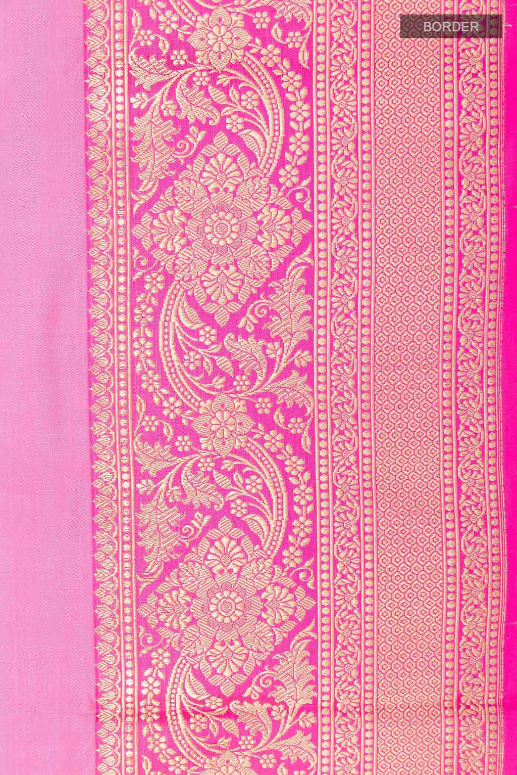 Pink Banarasi Silk Saree