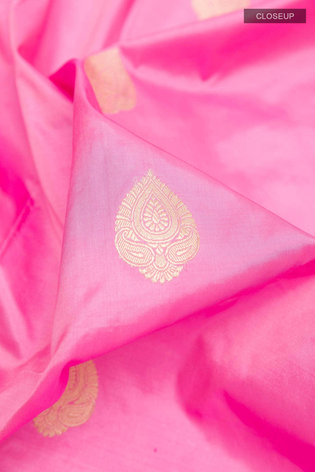 Pink Banarasi Silk Saree