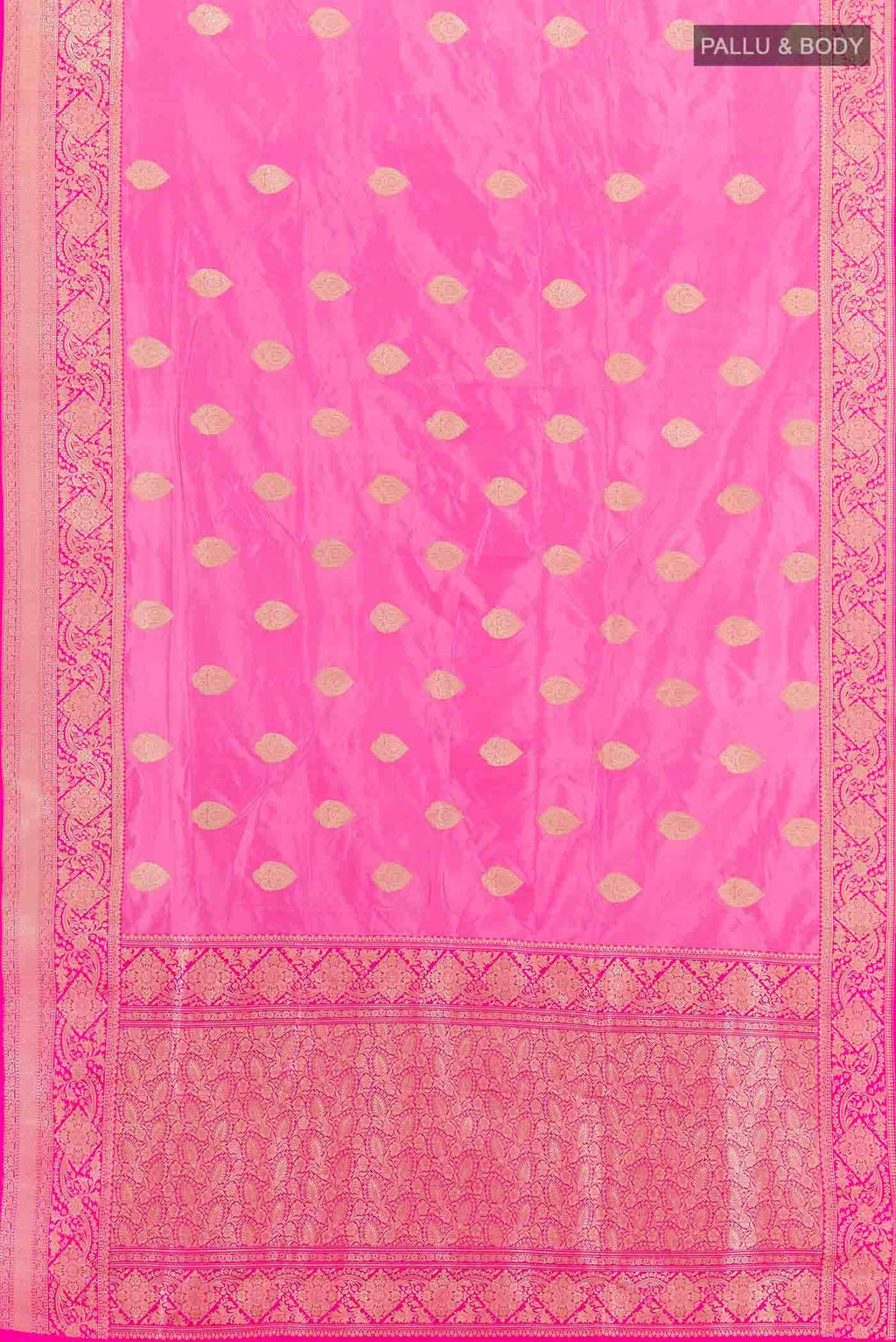 Pink Banarasi Silk Saree