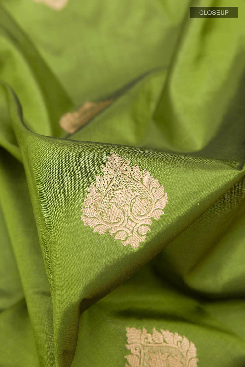 Green Banarasi Silk Saree