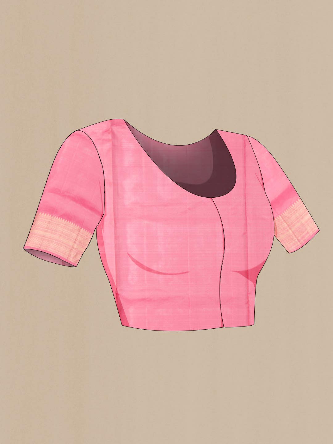 Pink Soft Silk Saree
