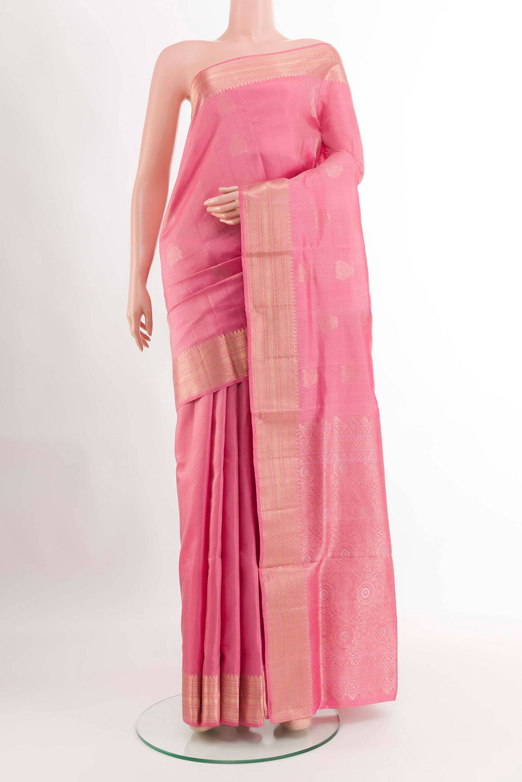 Pink Soft Silk Saree
