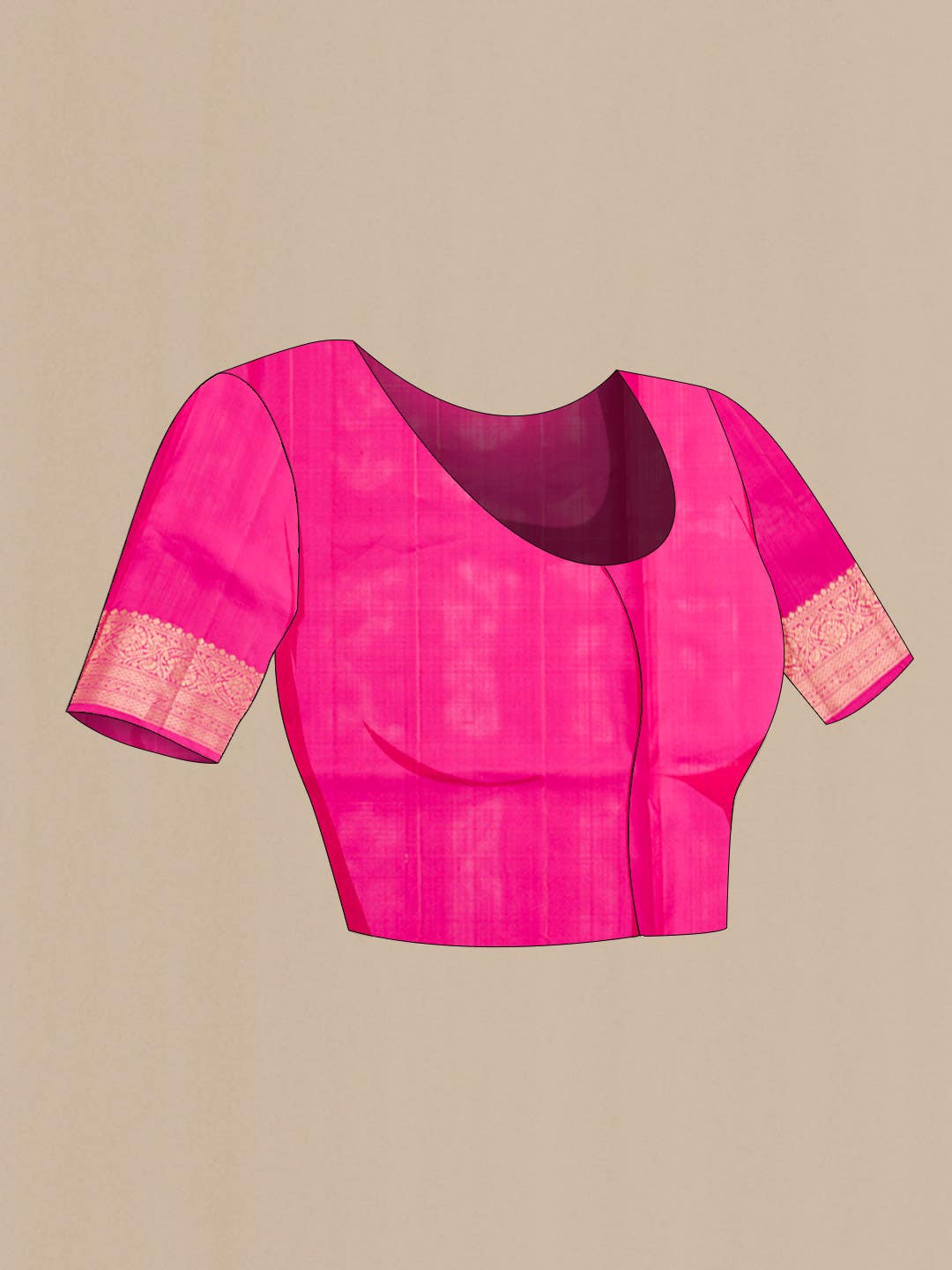 Pink Soft Silk Saree