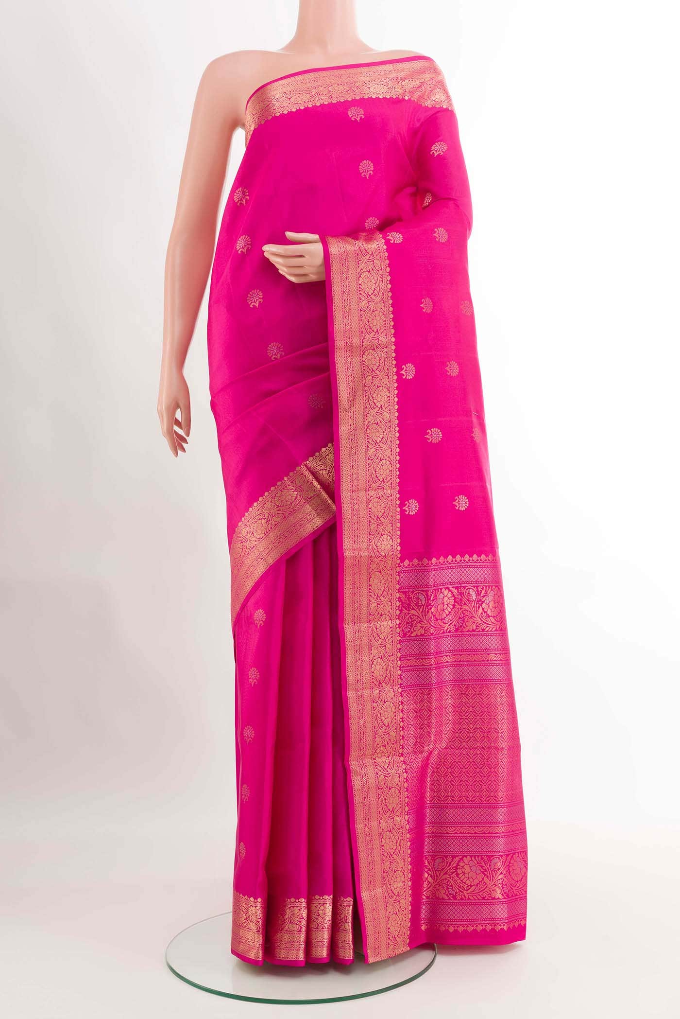 Pink Soft Silk Saree