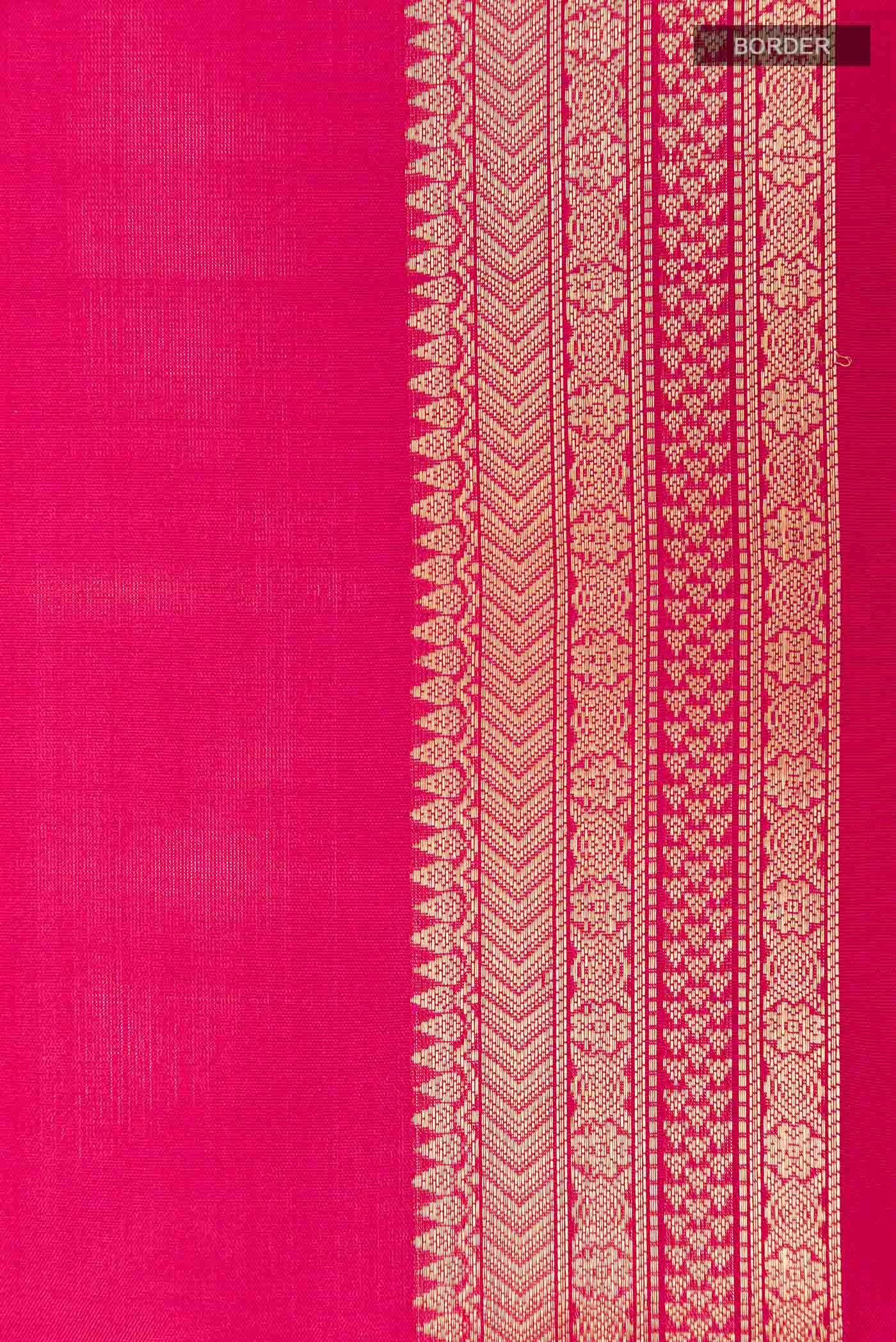 Dark Pink Soft Silk Saree
