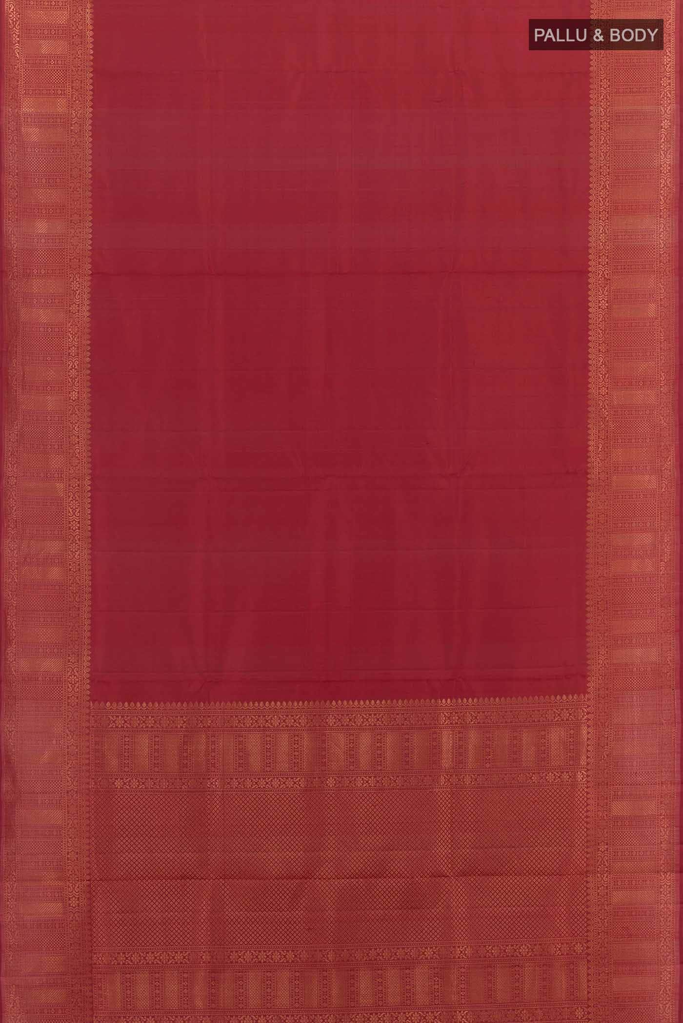 Maroon Soft Silk Saree