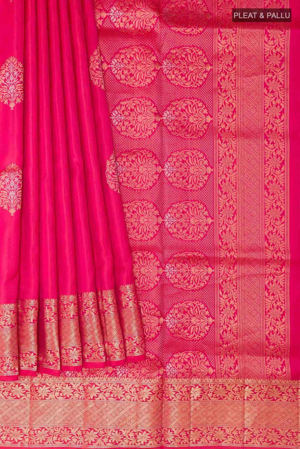 Dark Pink Soft Silk Saree